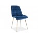 Ēdamistabas krēsls CHICO chrom velvet